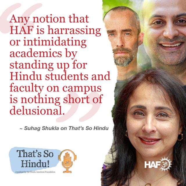 HAF Shop Talk: Suhag Shukla and Samir Kalra discuss Dismantling Global Hindutva + investigating Univ. of Pennsylvania violations of Hindu students’ rights - podcast episode cover