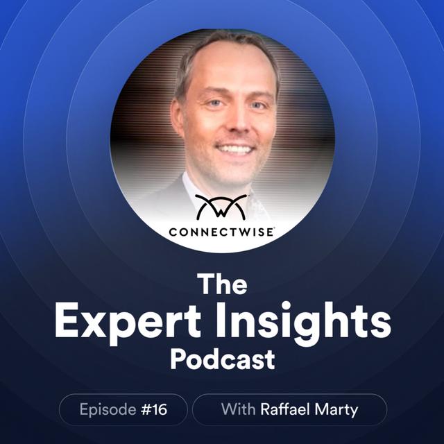 #16 - How MSPs Can Better Harness Their Data (Raffael Marty, ConnectWise) - podcast episode cover