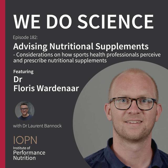 "Advising Nutritional Supplements" with Dr Floris Wardenaar - podcast episode cover