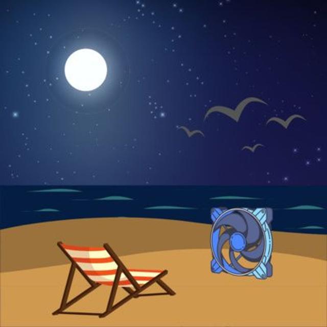 Box Fan by the Beach: Soundscape for Sleep - podcast episode cover