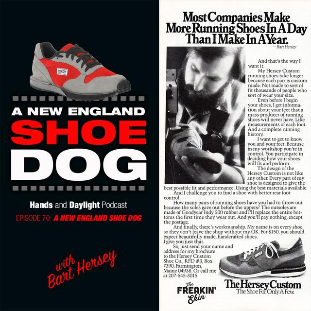 E70: A NEW ENGLAND SHOE DOG - podcast episode cover