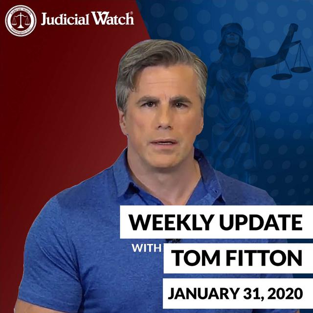 Tom Fitton's Weekly Update -- February 21, 2020 - podcast episode cover