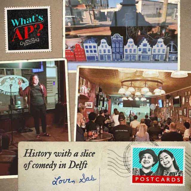 History with a slice of comedy in Delft | Postcards - podcast episode cover