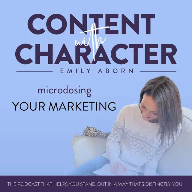 Microdosing Your Marketing: 5 Micro-Actions to Boost Your Business - podcast episode cover