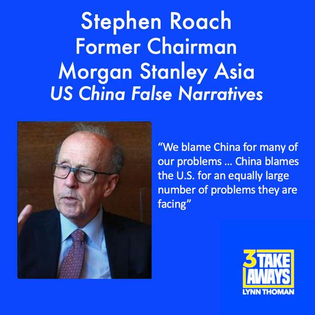 Former Chairman of Morgan Stanley Asia On Why Both the US and China Are Guilty Of False Narratives About The Other (#166) - podcast episode cover