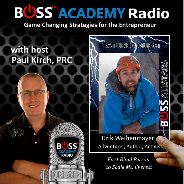 174 - Erik Weihenmayer - First Blind Man To Summit Mt. Everest - podcast episode cover
