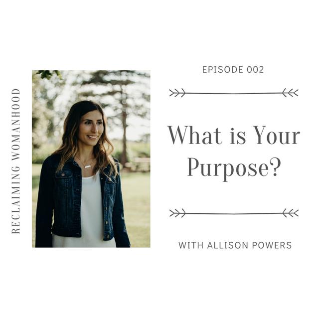 What is Your Purpose? | 002 - podcast episode cover