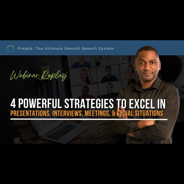 4 Powerful Strategies to Excel in Presentations, Interviews, Meetings, and Social Situations - podcast episode cover