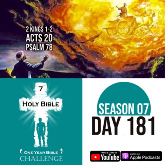 Day 181 | Intro 2 Kings | Elijah is taken to Heaven | Paul travels to Jerusalem - podcast episode cover