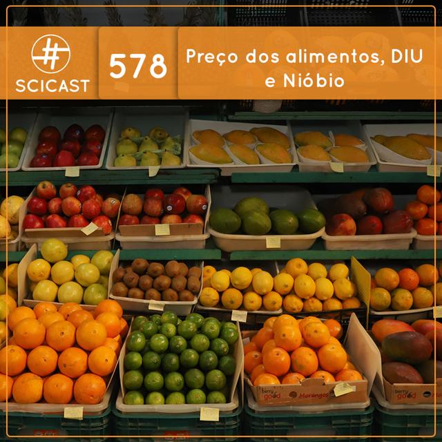 Preço dos alimentos, DIU e Nióbio (SciCast #578) - podcast episode cover