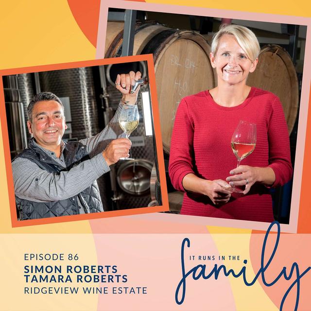 World-Renowned Wine from Second-Gen Siblings: The Story Behind Ridgeview Wine Estate with Simon & Tamara Roberts #86 - podcast episode cover