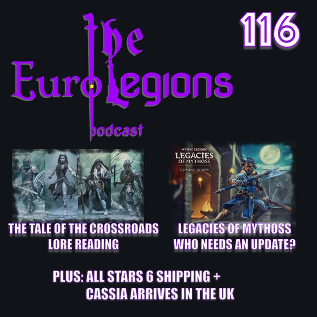 116. Legacies of Mythoss. Who needs an update? Plus Tale of the Crossroads Lore reading and Legions news updates - podcast episode cover