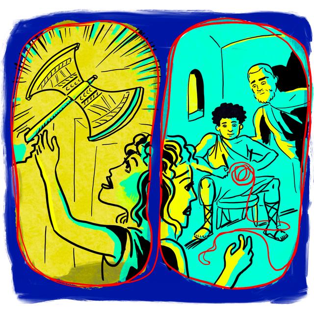 Theseus & Ariadne 6: “You're giving me Labrys? The sacred weapon of Knossos?” - podcast episode cover
