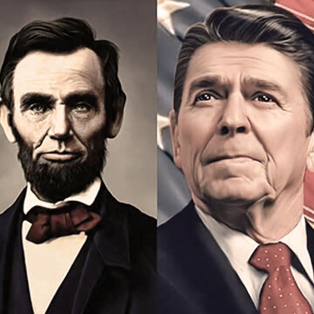S2 Ep22: American Saints: Episode 22 (Myth-busting the legends of Abraham Lincoln & Ronald Reagan) - podcast episode cover
