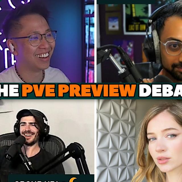 The PvE Preview Debate feat. KarQ, EvaLangwin & GURU - podcast episode cover