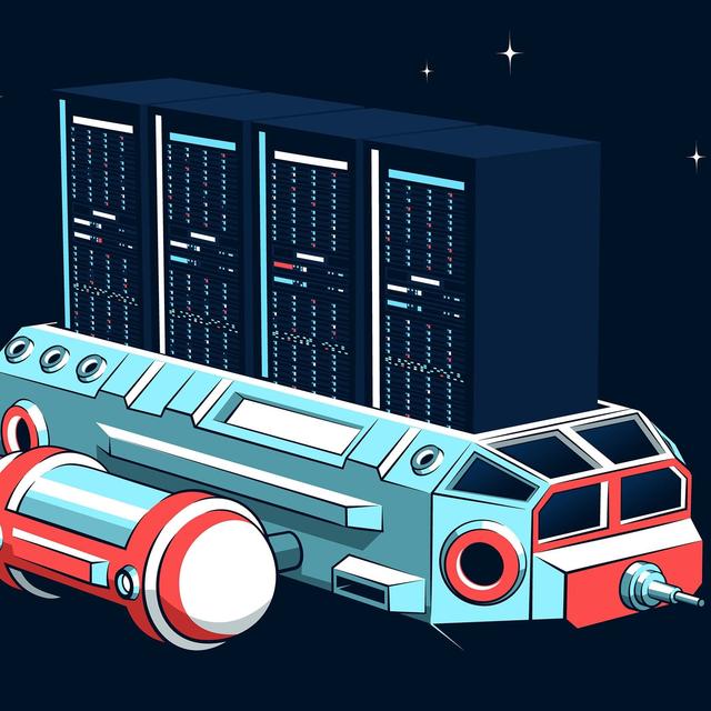 Data centers in space - podcast episode cover