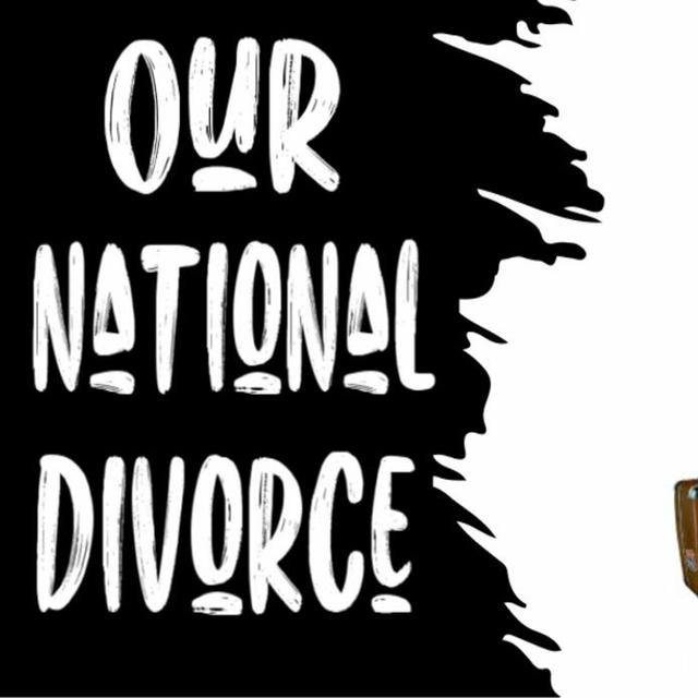Show sample for 3/31/23: OUR NATIONAL DIVORCE - podcast episode cover