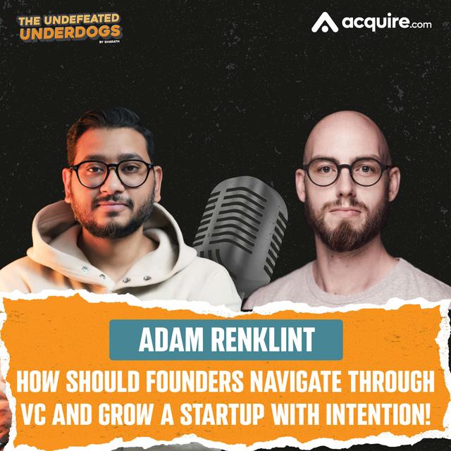 Adam Renklint - How should founders navigate through VC and grow a startup with intention! - podcast episode cover