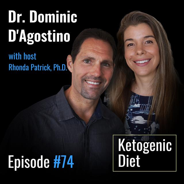 #074 Dr. Dominic D'Agostino on Developing a Well-Designed Ketogenic Diet and Harnessing Its Benefits - podcast episode cover