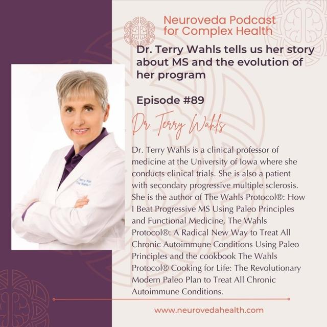 #89 Dr. Terry Wahls discusses her MS diagnosis and The Wahls Protocol - podcast episode cover