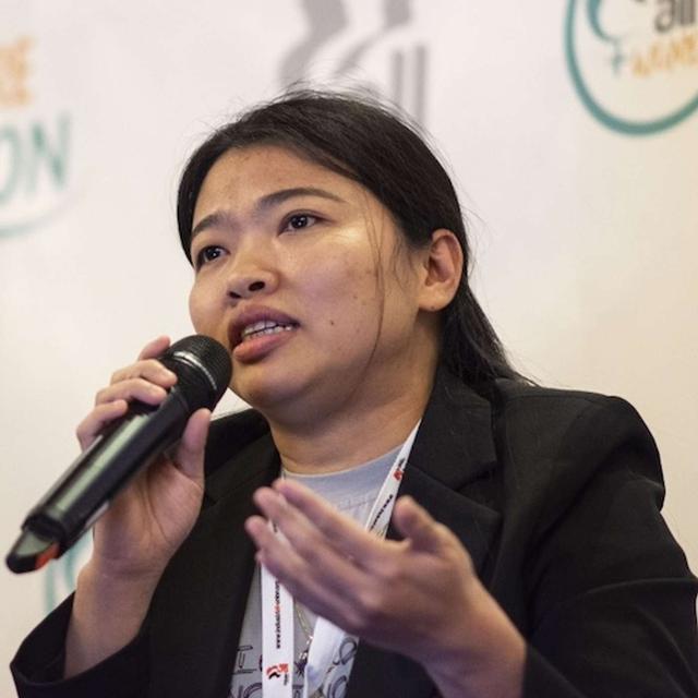 Interview with Khaing Zar, trade union leader from Myanmar - podcast episode cover