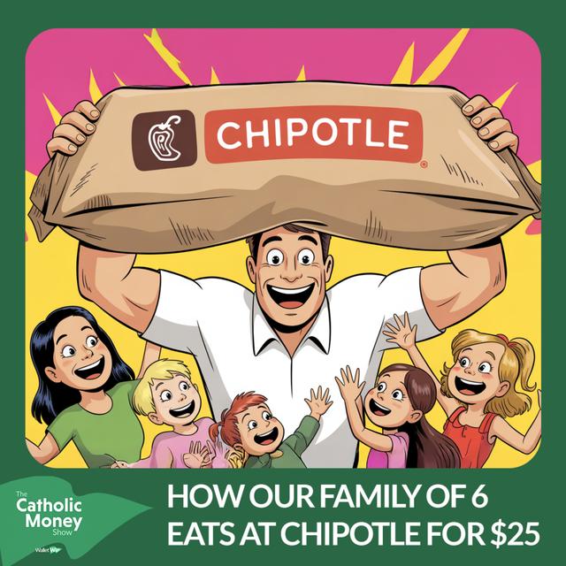 How Our Family of 6 Eats at Chipotle for $25 - podcast episode cover