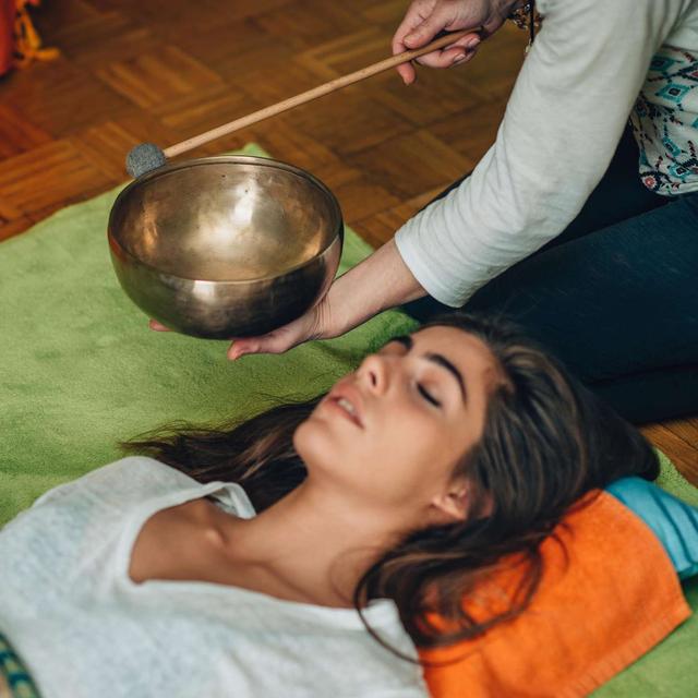 Deep Alpha Meditation - Tibetan Singing Bowls In Soft Rain - podcast episode cover