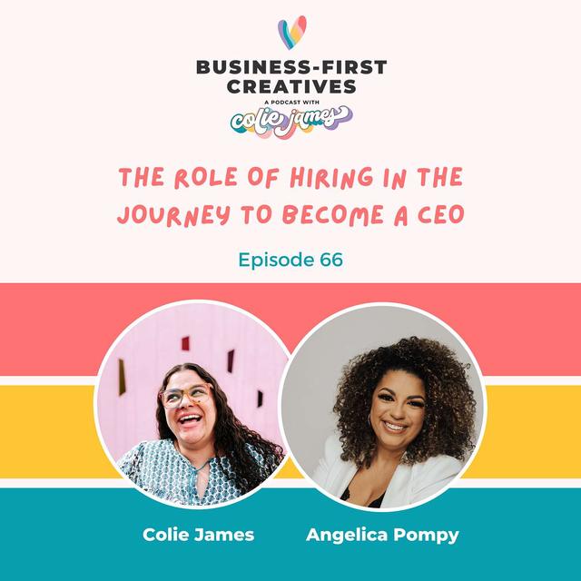 The Role of Hiring in the Journey to Becoming a CEO with Angelica Pompy - podcast episode cover