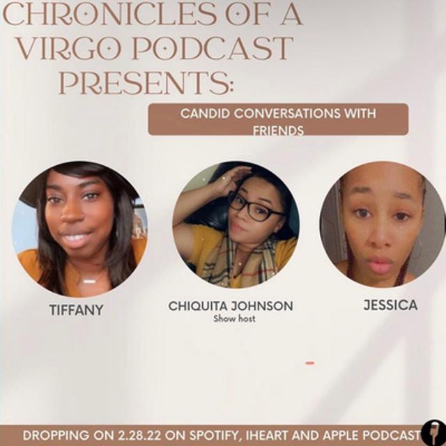 Candid Conversation with friends featuring my besties Tiffany and Jessica - podcast episode cover