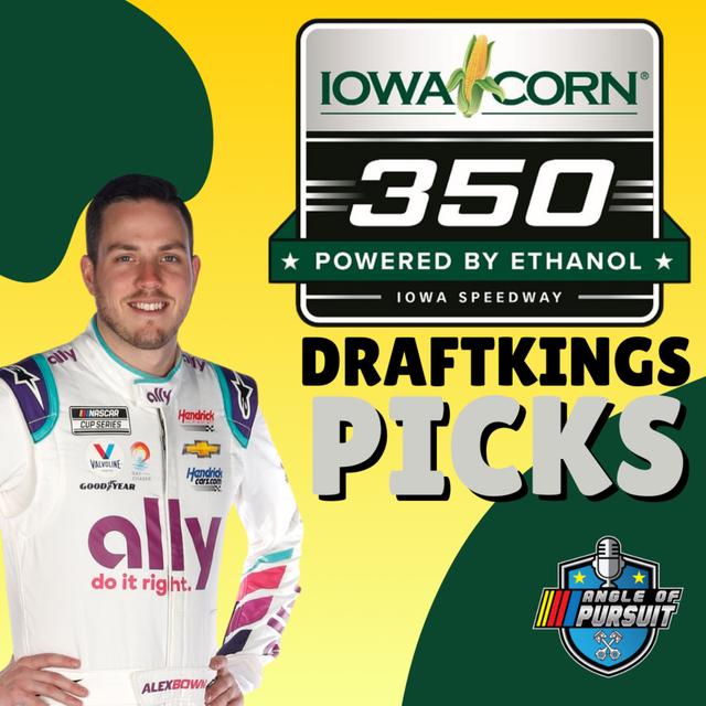 NASCAR DFS: Iowa Corn 350 at Iowa Speedway | NASCAR DraftKings Picks - podcast episode cover