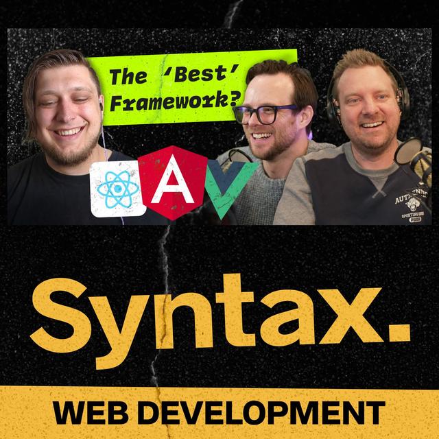 752: React vs Vue vs Angular with Corbin Crutchley - podcast episode cover