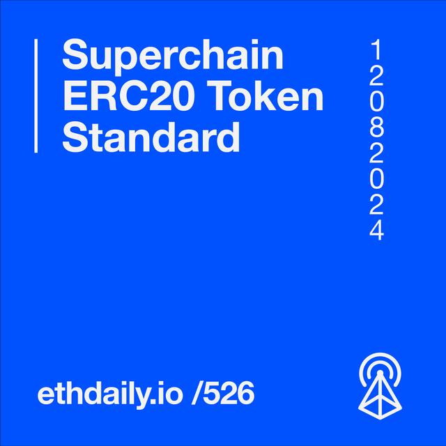 Superchain ERC20 Token Standard - podcast episode cover