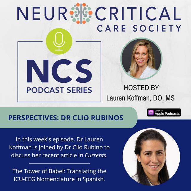 PERSPECTIVES - Dr Clio Rubinos - podcast episode cover