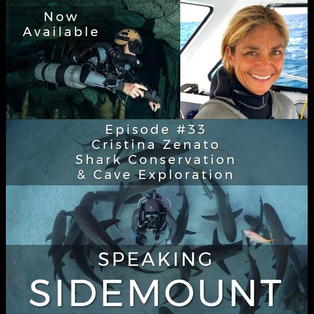 E033 Cristina Zenato - Shark Conservation & Cave Exploration - podcast episode cover