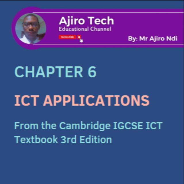 IGCSE ICT Paper 1 - ICT Applications - Ajiro Tech - podcast episode cover