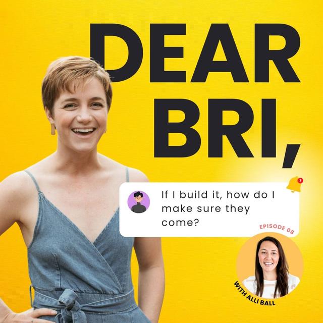 If I build it, how do I make sure they come to my online community? with Alli Ball, founder & CEO of Food Biz Wiz - podcast episode cover