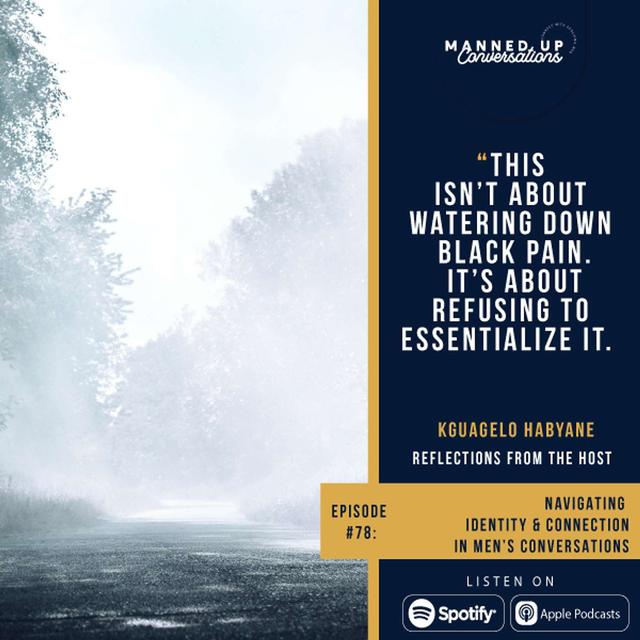 Navigating Identity and Connection in Men's Conversations - podcast episode cover