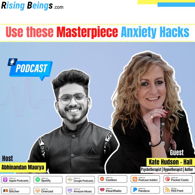 Use these Masterpiece Anxiety Hacks - podcast episode cover