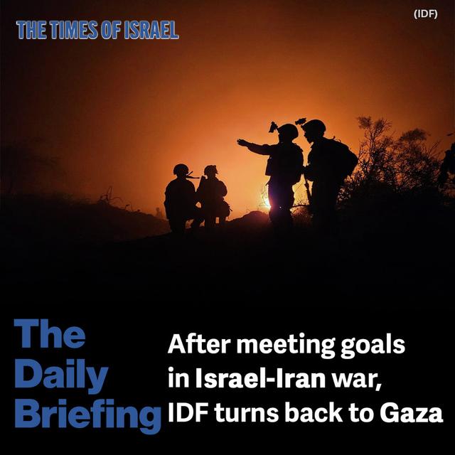 Day 632 - After meeting goals in Israel-Iran war, IDF turns back to Gaza - podcast episode cover