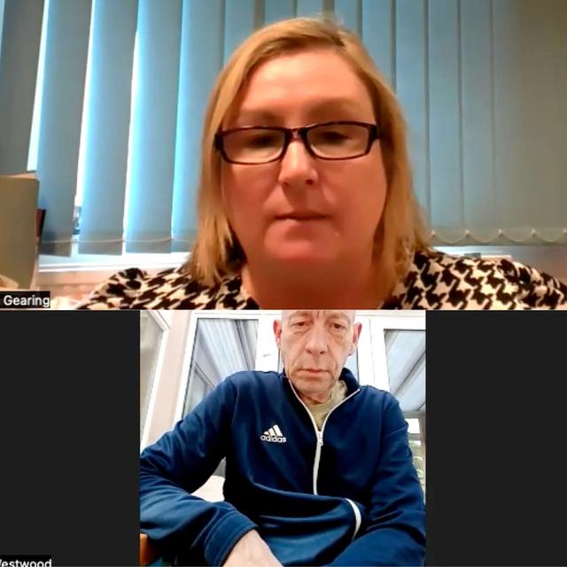 Interview with Amanda Gearing and Darren Westwood about the strike by Amazon workers in the UK - podcast episode cover