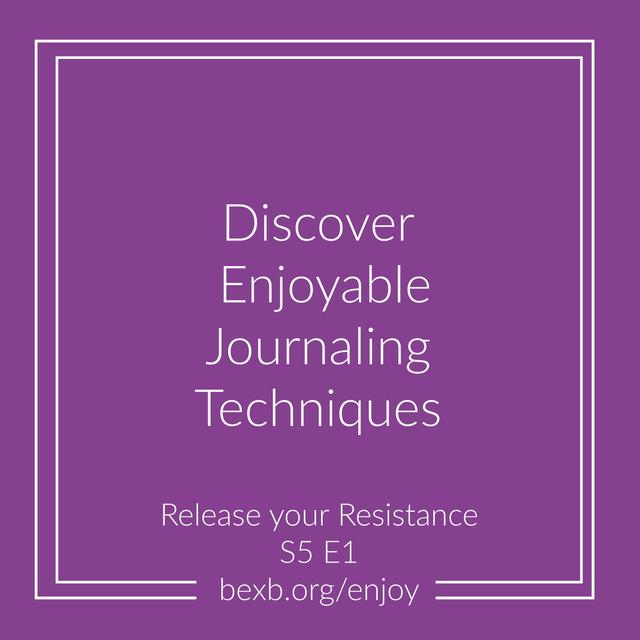 Discovering Enjoyable Journaling Techniques - podcast episode cover