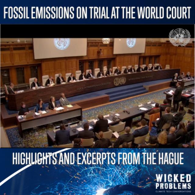 Carbon Emitters on Trial at The Hague - podcast episode cover