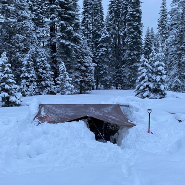 Bonus! Graupel And Snow Falling On A Tarp - podcast episode cover