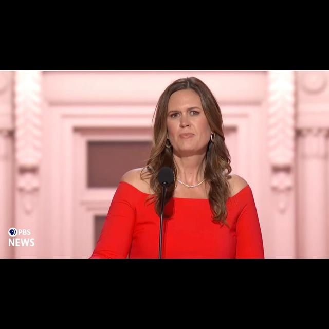 Sarah Huckabee Sanders Gets the Last Laugh - podcast episode cover