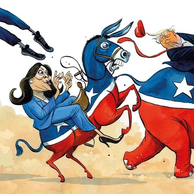 The curious rise of Kamala Harris - podcast episode cover