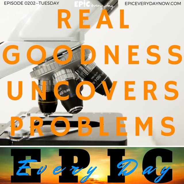 Real Goodness Uncovers Problems - podcast episode cover