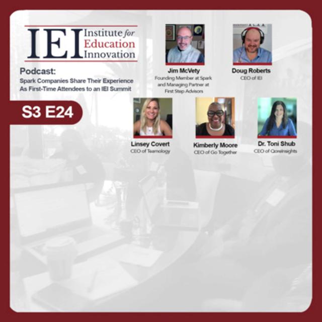 S3E24 Spark Companies Share Their Experience As First-Time Attendees to an IEI Summit - podcast episode cover