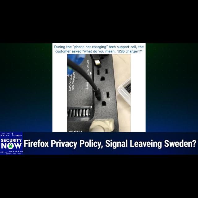 SN 1015: Spatial-Domain Wireless Jamming - Firefox Privacy Policy, Signal Leaving Sweden? - podcast episode cover