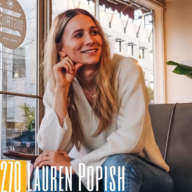 270 Lauren Popish - A Voice For Women in Podcasting - podcast episode cover