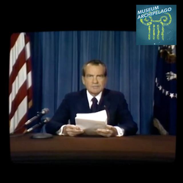 97. Richard Nixon Hoped to Never Say These Words about Apollo 11. In A New Exhibit, He Does. - podcast episode cover